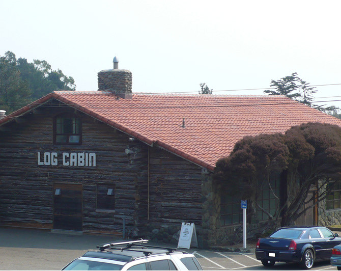 Restaurant building with new composition roof