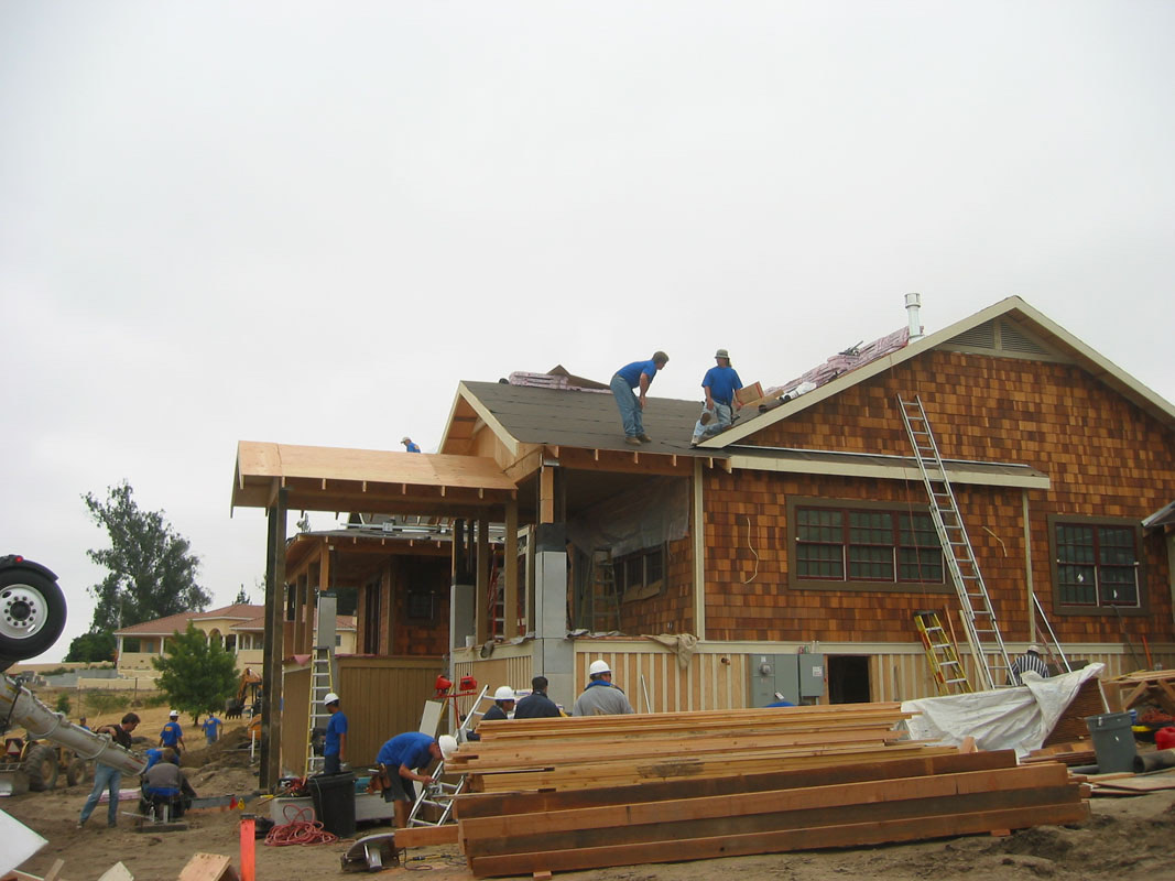 Second Generation Roofing crew on a new construction project