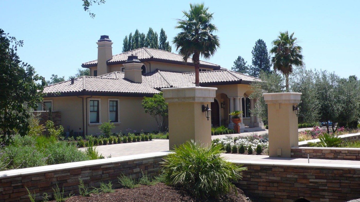 Estate home in Sonoma County with a new roof by Second Generation Roofing