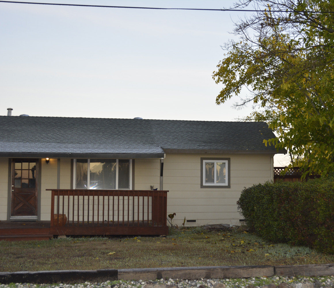 Well-maintained residential roof